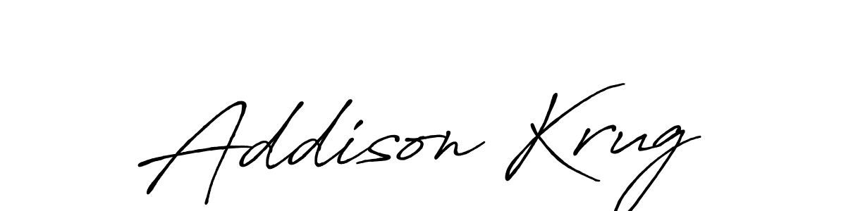 Here are the top 10 professional signature styles for the name Addison Krug. These are the best autograph styles you can use for your name. Addison Krug signature style 7 images and pictures png