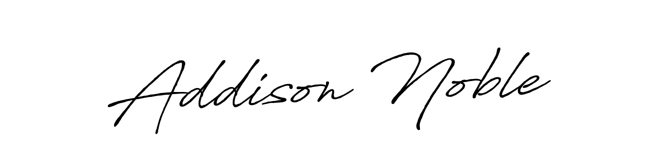 Use a signature maker to create a handwritten signature online. With this signature software, you can design (Antro_Vectra_Bolder) your own signature for name Addison Noble. Addison Noble signature style 7 images and pictures png