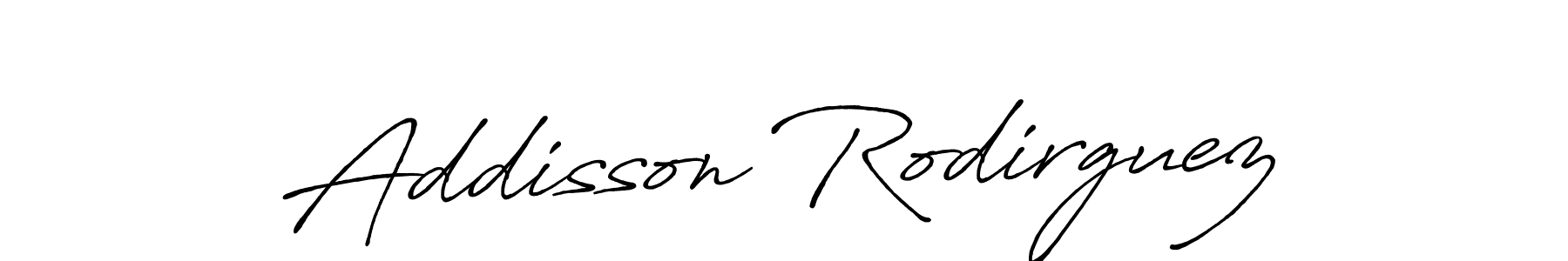 Use a signature maker to create a handwritten signature online. With this signature software, you can design (Antro_Vectra_Bolder) your own signature for name Addisson Rodirguez. Addisson Rodirguez signature style 7 images and pictures png