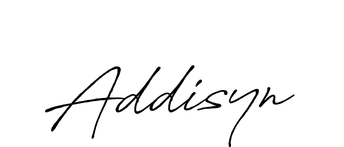 Also we have Addisyn name is the best signature style. Create professional handwritten signature collection using Antro_Vectra_Bolder autograph style. Addisyn signature style 7 images and pictures png