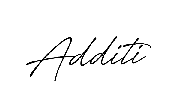 if you are searching for the best signature style for your name Additi. so please give up your signature search. here we have designed multiple signature styles  using Antro_Vectra_Bolder. Additi signature style 7 images and pictures png