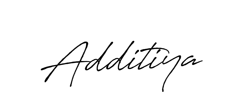 Once you've used our free online signature maker to create your best signature Antro_Vectra_Bolder style, it's time to enjoy all of the benefits that Additiya name signing documents. Additiya signature style 7 images and pictures png