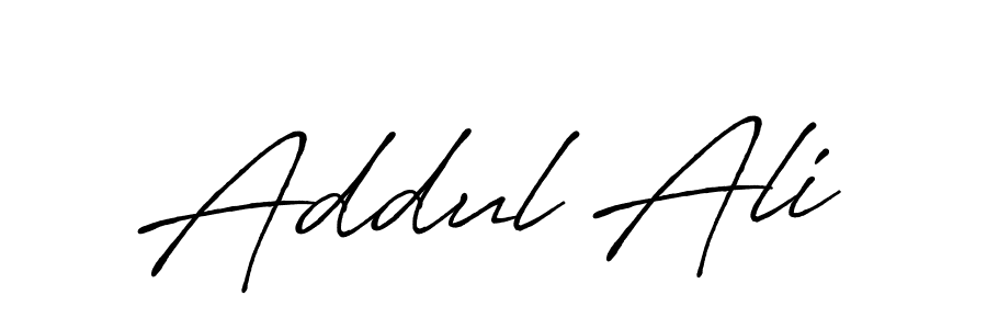 Make a beautiful signature design for name Addul Ali. With this signature (Antro_Vectra_Bolder) style, you can create a handwritten signature for free. Addul Ali signature style 7 images and pictures png