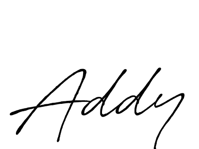 Addy stylish signature style. Best Handwritten Sign (Antro_Vectra_Bolder) for my name. Handwritten Signature Collection Ideas for my name Addy. Addy signature style 7 images and pictures png