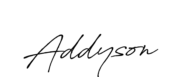 Use a signature maker to create a handwritten signature online. With this signature software, you can design (Antro_Vectra_Bolder) your own signature for name Addyson. Addyson signature style 7 images and pictures png