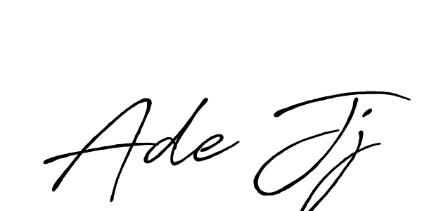 if you are searching for the best signature style for your name Ade Jj. so please give up your signature search. here we have designed multiple signature styles  using Antro_Vectra_Bolder. Ade Jj signature style 7 images and pictures png