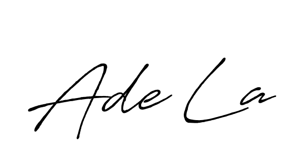 Once you've used our free online signature maker to create your best signature Antro_Vectra_Bolder style, it's time to enjoy all of the benefits that Ade La name signing documents. Ade La signature style 7 images and pictures png
