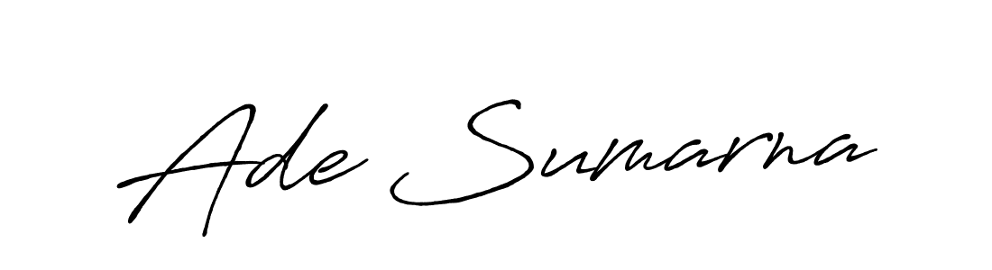 Similarly Antro_Vectra_Bolder is the best handwritten signature design. Signature creator online .You can use it as an online autograph creator for name Ade Sumarna. Ade Sumarna signature style 7 images and pictures png