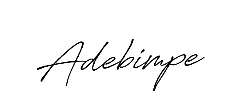 Adebimpe stylish signature style. Best Handwritten Sign (Antro_Vectra_Bolder) for my name. Handwritten Signature Collection Ideas for my name Adebimpe. Adebimpe signature style 7 images and pictures png