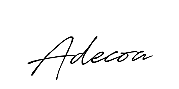 Also we have Adecoa name is the best signature style. Create professional handwritten signature collection using Antro_Vectra_Bolder autograph style. Adecoa signature style 7 images and pictures png