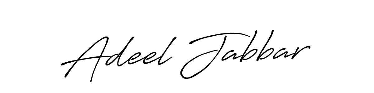 if you are searching for the best signature style for your name Adeel Jabbar. so please give up your signature search. here we have designed multiple signature styles  using Antro_Vectra_Bolder. Adeel Jabbar signature style 7 images and pictures png