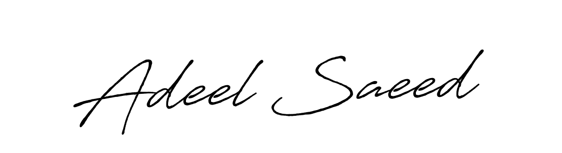 How to Draw Adeel Saeed signature style? Antro_Vectra_Bolder is a latest design signature styles for name Adeel Saeed. Adeel Saeed signature style 7 images and pictures png