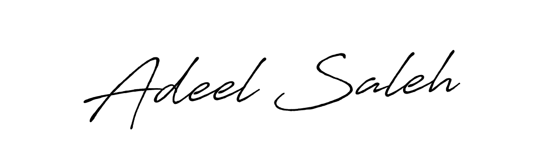 Also You can easily find your signature by using the search form. We will create Adeel Saleh name handwritten signature images for you free of cost using Antro_Vectra_Bolder sign style. Adeel Saleh signature style 7 images and pictures png