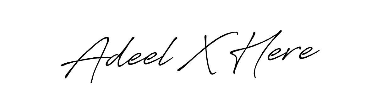 Once you've used our free online signature maker to create your best signature Antro_Vectra_Bolder style, it's time to enjoy all of the benefits that Adeel X Here name signing documents. Adeel X Here signature style 7 images and pictures png
