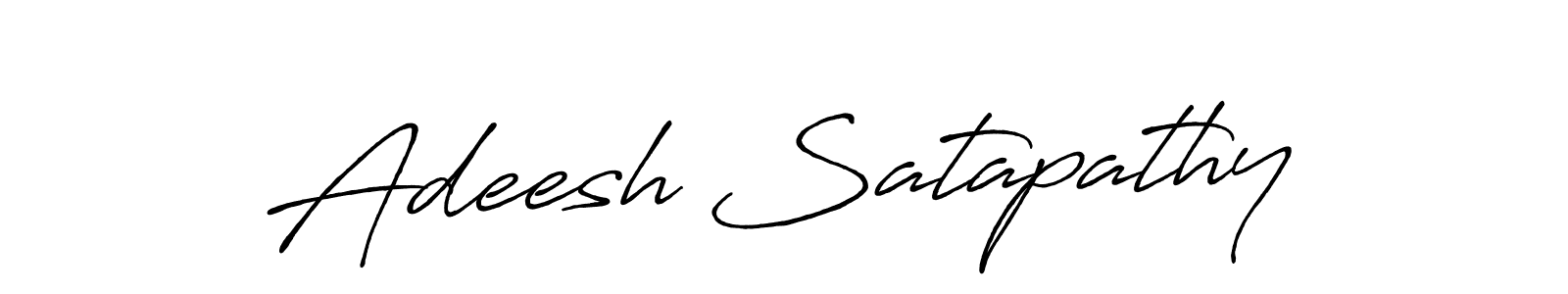 It looks lik you need a new signature style for name Adeesh Satapathy. Design unique handwritten (Antro_Vectra_Bolder) signature with our free signature maker in just a few clicks. Adeesh Satapathy signature style 7 images and pictures png