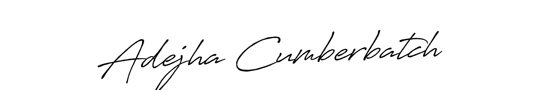if you are searching for the best signature style for your name Adejha Cumberbatch. so please give up your signature search. here we have designed multiple signature styles  using Antro_Vectra_Bolder. Adejha Cumberbatch signature style 7 images and pictures png
