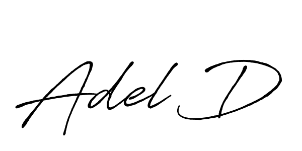 Also You can easily find your signature by using the search form. We will create Adel D name handwritten signature images for you free of cost using Antro_Vectra_Bolder sign style. Adel D signature style 7 images and pictures png