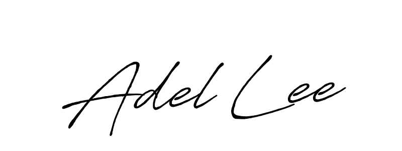 Also we have Adel Lee name is the best signature style. Create professional handwritten signature collection using Antro_Vectra_Bolder autograph style. Adel Lee signature style 7 images and pictures png