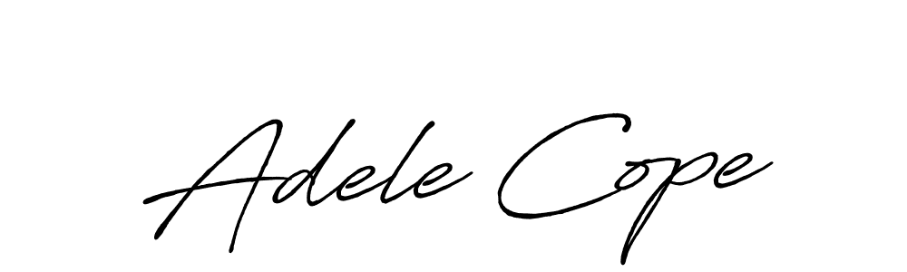Also You can easily find your signature by using the search form. We will create Adele Cope name handwritten signature images for you free of cost using Antro_Vectra_Bolder sign style. Adele Cope signature style 7 images and pictures png