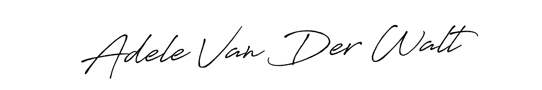 if you are searching for the best signature style for your name Adele Van Der Walt. so please give up your signature search. here we have designed multiple signature styles  using Antro_Vectra_Bolder. Adele Van Der Walt signature style 7 images and pictures png