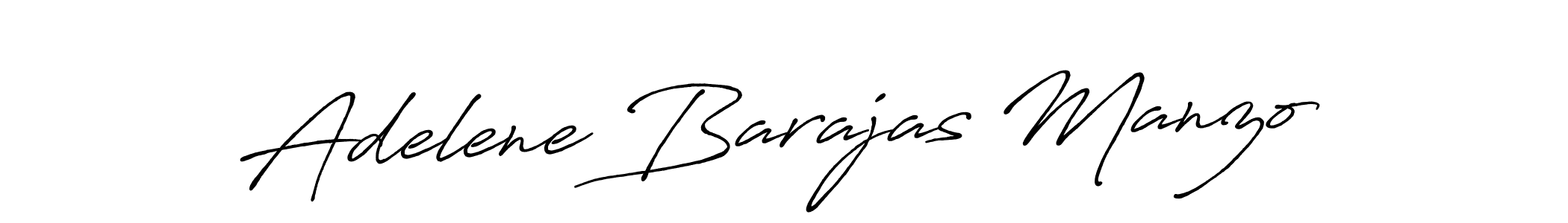 You should practise on your own different ways (Antro_Vectra_Bolder) to write your name (Adelene Barajas Manzo) in signature. don't let someone else do it for you. Adelene Barajas Manzo signature style 7 images and pictures png
