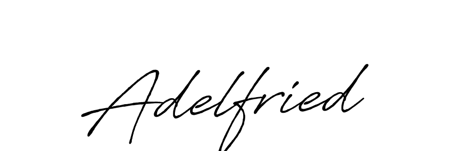 The best way (Antro_Vectra_Bolder) to make a short signature is to pick only two or three words in your name. The name Adelfried include a total of six letters. For converting this name. Adelfried signature style 7 images and pictures png