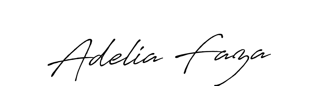 Design your own signature with our free online signature maker. With this signature software, you can create a handwritten (Antro_Vectra_Bolder) signature for name Adelia Faza. Adelia Faza signature style 7 images and pictures png