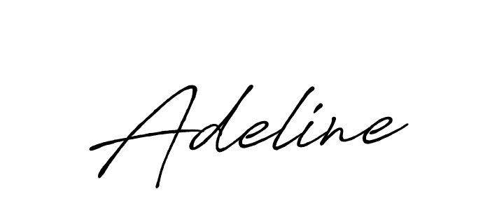 Adeline stylish signature style. Best Handwritten Sign (Antro_Vectra_Bolder) for my name. Handwritten Signature Collection Ideas for my name Adeline. Adeline signature style 7 images and pictures png