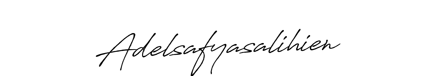 Create a beautiful signature design for name Adelsafyasalihien. With this signature (Antro_Vectra_Bolder) fonts, you can make a handwritten signature for free. Adelsafyasalihien signature style 7 images and pictures png