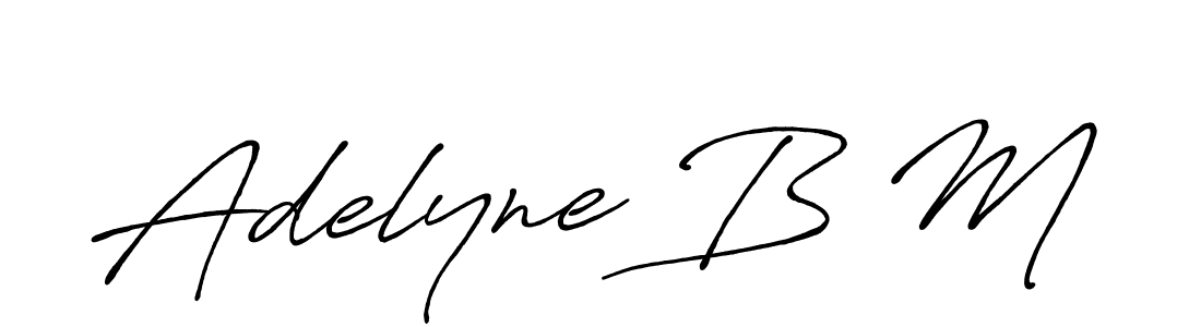 How to Draw Adelyne B M signature style? Antro_Vectra_Bolder is a latest design signature styles for name Adelyne B M. Adelyne B M signature style 7 images and pictures png