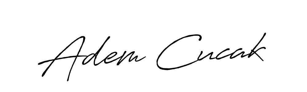 Adem Cucak stylish signature style. Best Handwritten Sign (Antro_Vectra_Bolder) for my name. Handwritten Signature Collection Ideas for my name Adem Cucak. Adem Cucak signature style 7 images and pictures png