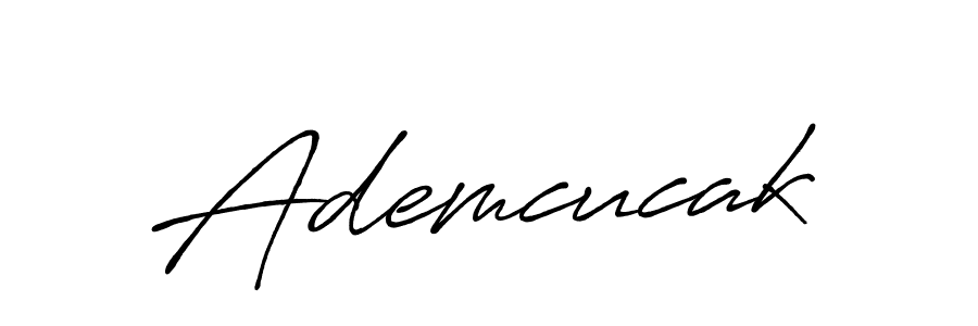 Make a beautiful signature design for name Ademcucak. With this signature (Antro_Vectra_Bolder) style, you can create a handwritten signature for free. Ademcucak signature style 7 images and pictures png