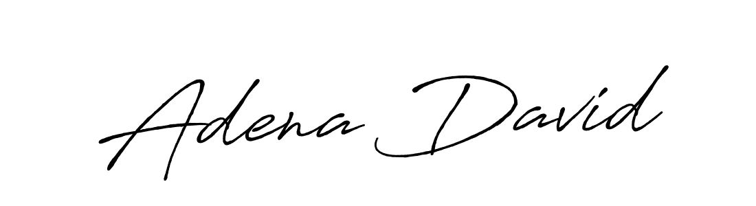 Also we have Adena David name is the best signature style. Create professional handwritten signature collection using Antro_Vectra_Bolder autograph style. Adena David signature style 7 images and pictures png
