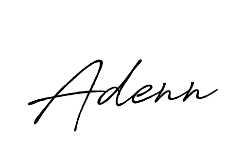 Use a signature maker to create a handwritten signature online. With this signature software, you can design (Antro_Vectra_Bolder) your own signature for name Adenn. Adenn signature style 7 images and pictures png