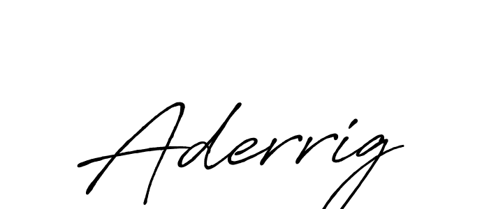 Make a beautiful signature design for name Aderrig. Use this online signature maker to create a handwritten signature for free. Aderrig signature style 7 images and pictures png