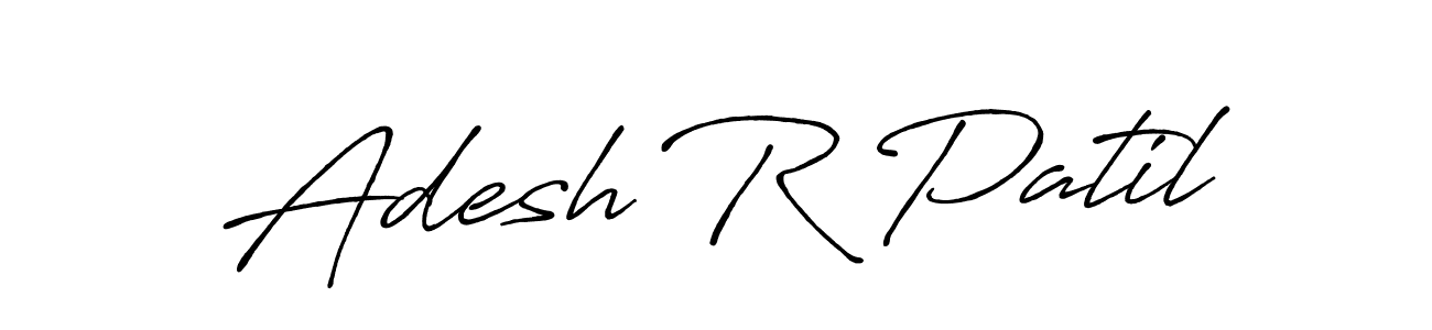 Adesh R Patil stylish signature style. Best Handwritten Sign (Antro_Vectra_Bolder) for my name. Handwritten Signature Collection Ideas for my name Adesh R Patil. Adesh R Patil signature style 7 images and pictures png