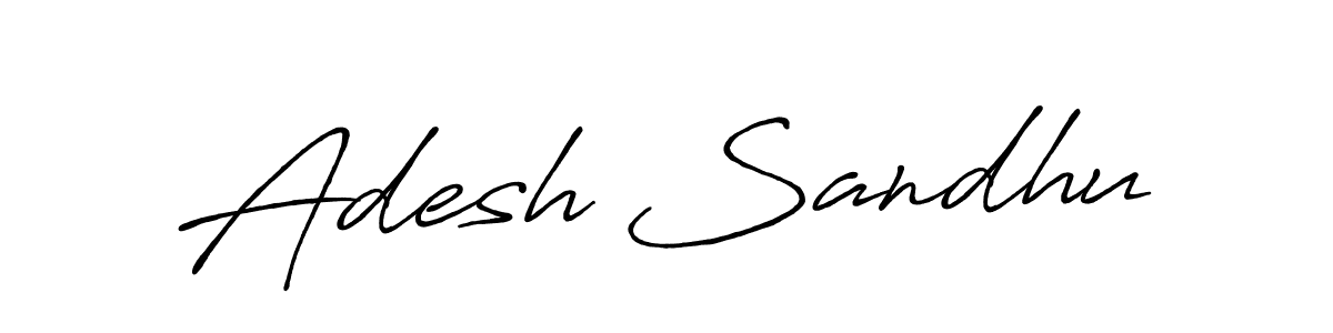 Similarly Antro_Vectra_Bolder is the best handwritten signature design. Signature creator online .You can use it as an online autograph creator for name Adesh Sandhu. Adesh Sandhu signature style 7 images and pictures png