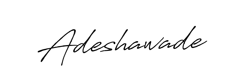 How to make Adeshawade name signature. Use Antro_Vectra_Bolder style for creating short signs online. This is the latest handwritten sign. Adeshawade signature style 7 images and pictures png