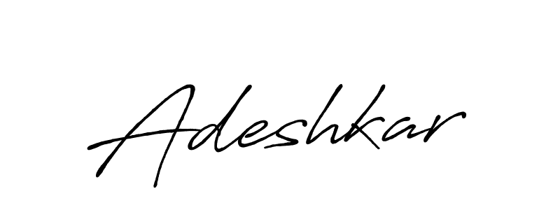 Make a beautiful signature design for name Adeshkar. Use this online signature maker to create a handwritten signature for free. Adeshkar signature style 7 images and pictures png