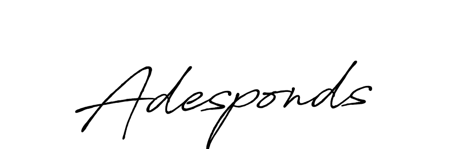 How to make Adesponds signature? Antro_Vectra_Bolder is a professional autograph style. Create handwritten signature for Adesponds name. Adesponds signature style 7 images and pictures png