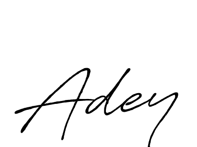 Use a signature maker to create a handwritten signature online. With this signature software, you can design (Antro_Vectra_Bolder) your own signature for name Adey. Adey signature style 7 images and pictures png