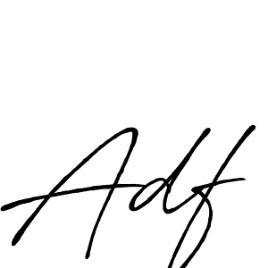 Also You can easily find your signature by using the search form. We will create Adf name handwritten signature images for you free of cost using Antro_Vectra_Bolder sign style. Adf signature style 7 images and pictures png