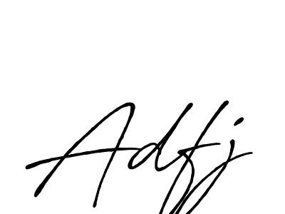 Adfj stylish signature style. Best Handwritten Sign (Antro_Vectra_Bolder) for my name. Handwritten Signature Collection Ideas for my name Adfj. Adfj signature style 7 images and pictures png