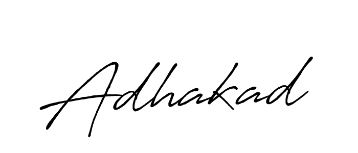 Make a beautiful signature design for name Adhakad. Use this online signature maker to create a handwritten signature for free. Adhakad signature style 7 images and pictures png