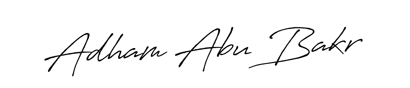 if you are searching for the best signature style for your name Adham Abu Bakr. so please give up your signature search. here we have designed multiple signature styles  using Antro_Vectra_Bolder. Adham Abu Bakr signature style 7 images and pictures png