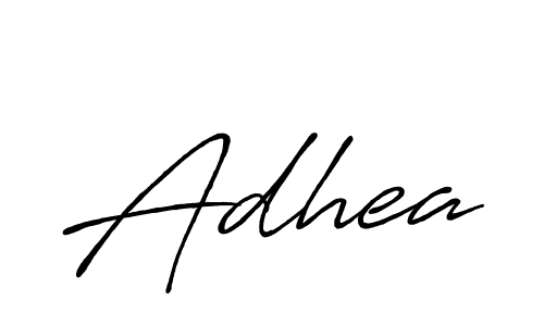 Make a beautiful signature design for name Adhea. With this signature (Antro_Vectra_Bolder) style, you can create a handwritten signature for free. Adhea signature style 7 images and pictures png