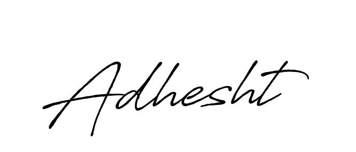 Design your own signature with our free online signature maker. With this signature software, you can create a handwritten (Antro_Vectra_Bolder) signature for name Adhesht. Adhesht signature style 7 images and pictures png