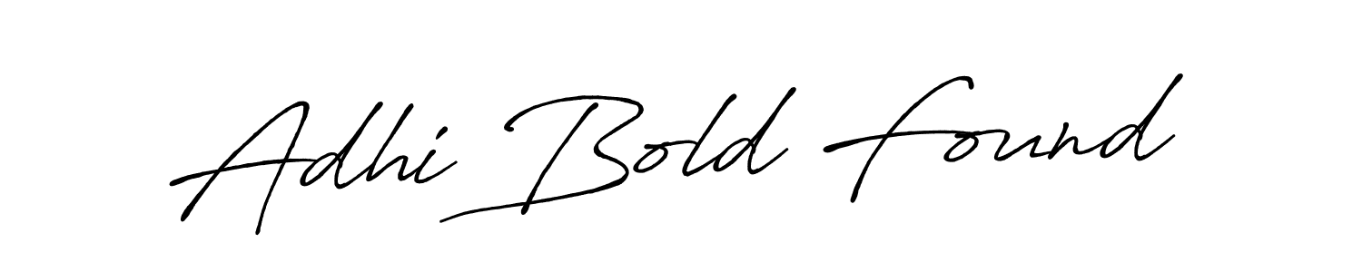 Here are the top 10 professional signature styles for the name Adhi Bold Found. These are the best autograph styles you can use for your name. Adhi Bold Found signature style 7 images and pictures png