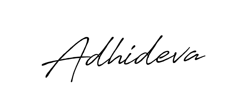 Antro_Vectra_Bolder is a professional signature style that is perfect for those who want to add a touch of class to their signature. It is also a great choice for those who want to make their signature more unique. Get Adhideva name to fancy signature for free. Adhideva signature style 7 images and pictures png