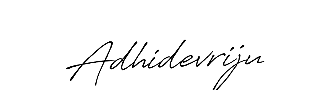 How to Draw Adhidevriju signature style? Antro_Vectra_Bolder is a latest design signature styles for name Adhidevriju. Adhidevriju signature style 7 images and pictures png